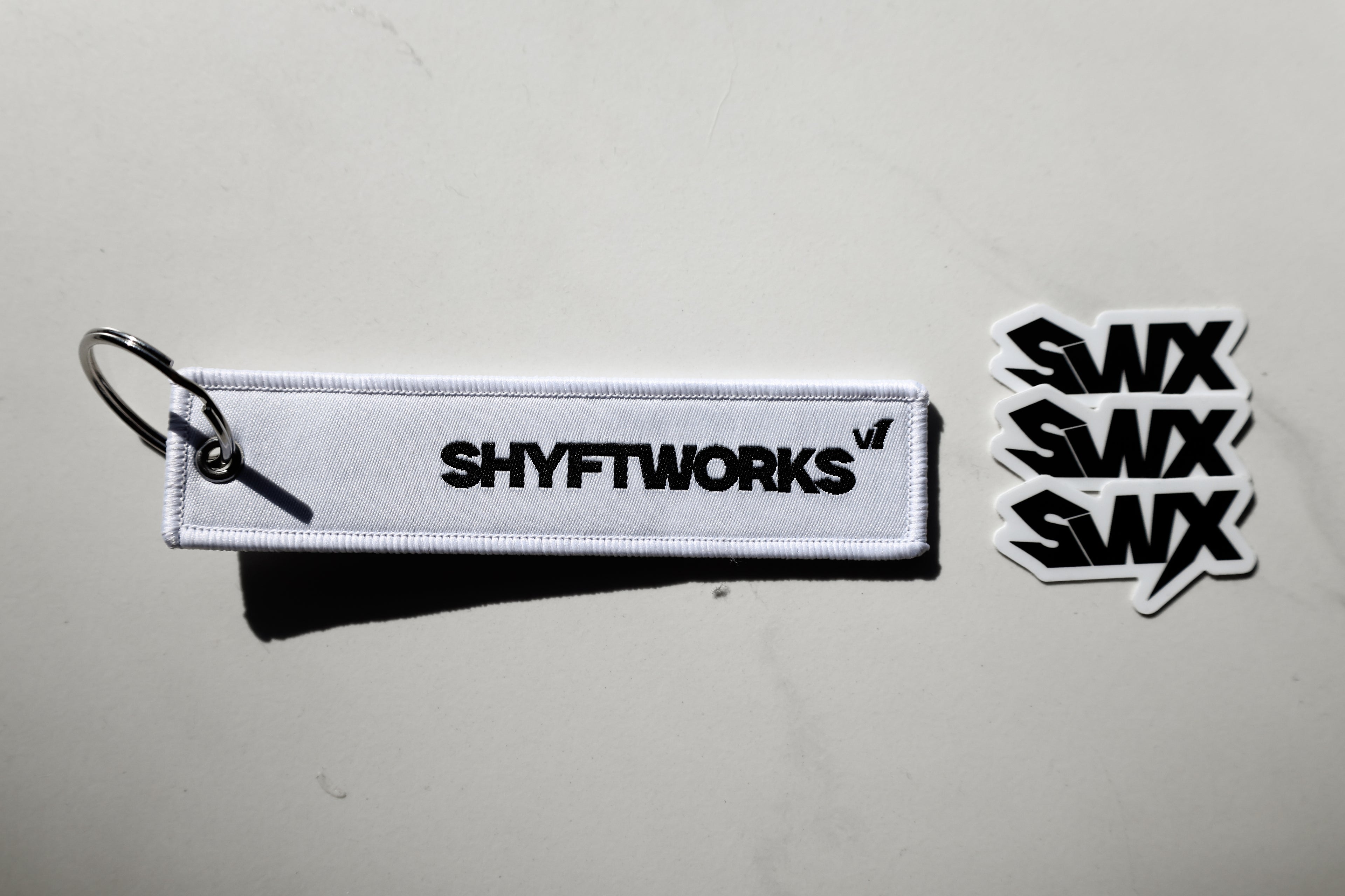 EXCLUSIVE White Keychain and Sticker pack