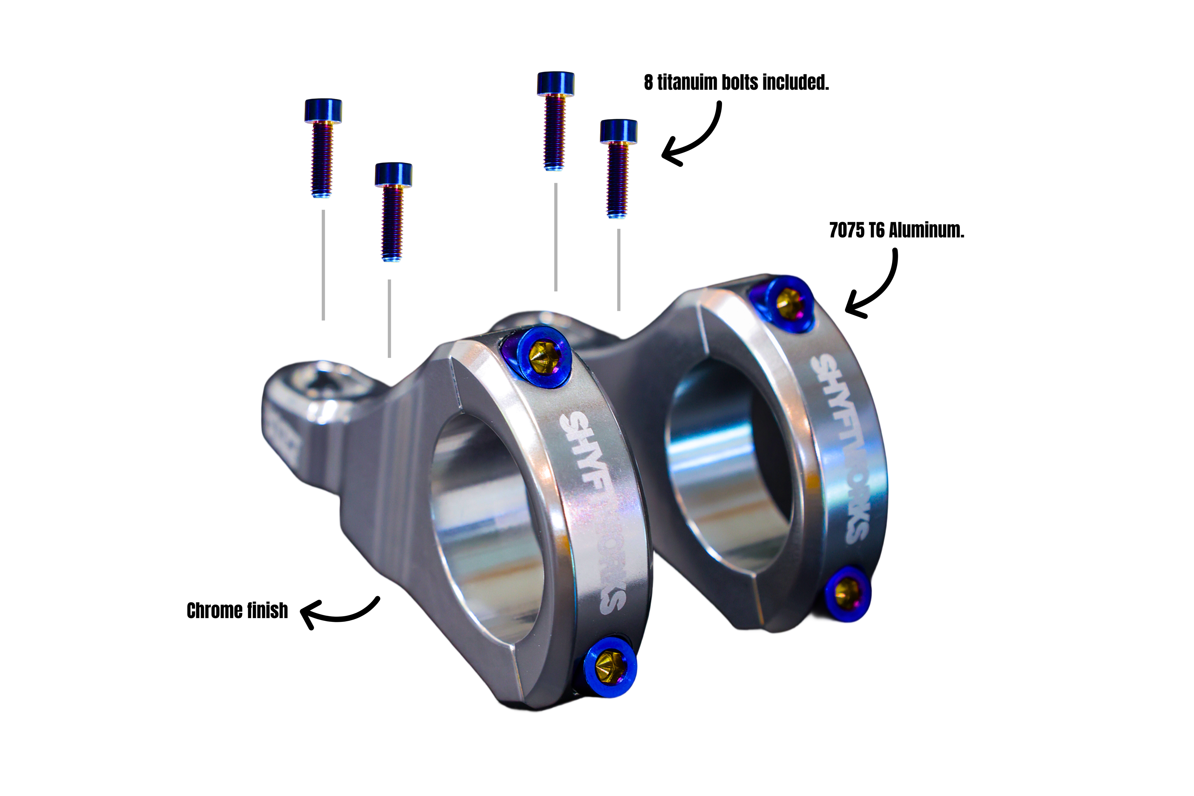 SHYFTWORKS Direct Stem 31.8 V1 (FREE TITANIUM BOLTS)
